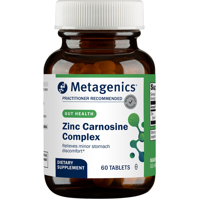 Metagenics Zinc Carnosine Complex 60 Tablets EXP 09/2027
