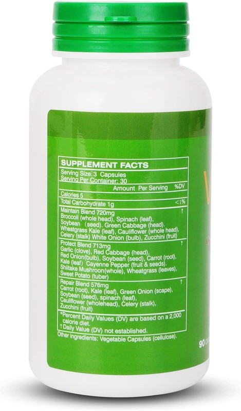 Fruits and Veggies Supplement Balance of Daily Nature 180 Capsules - 2 Bottles gallery