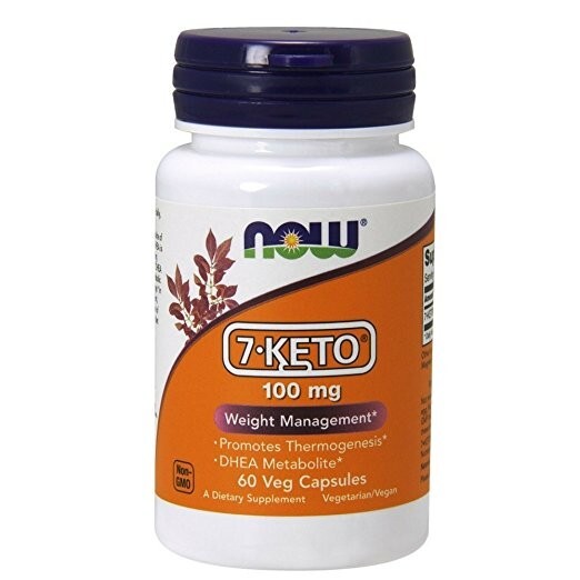 NOW FOODS 7-Keto 100 mg 60 Veg Capsules
