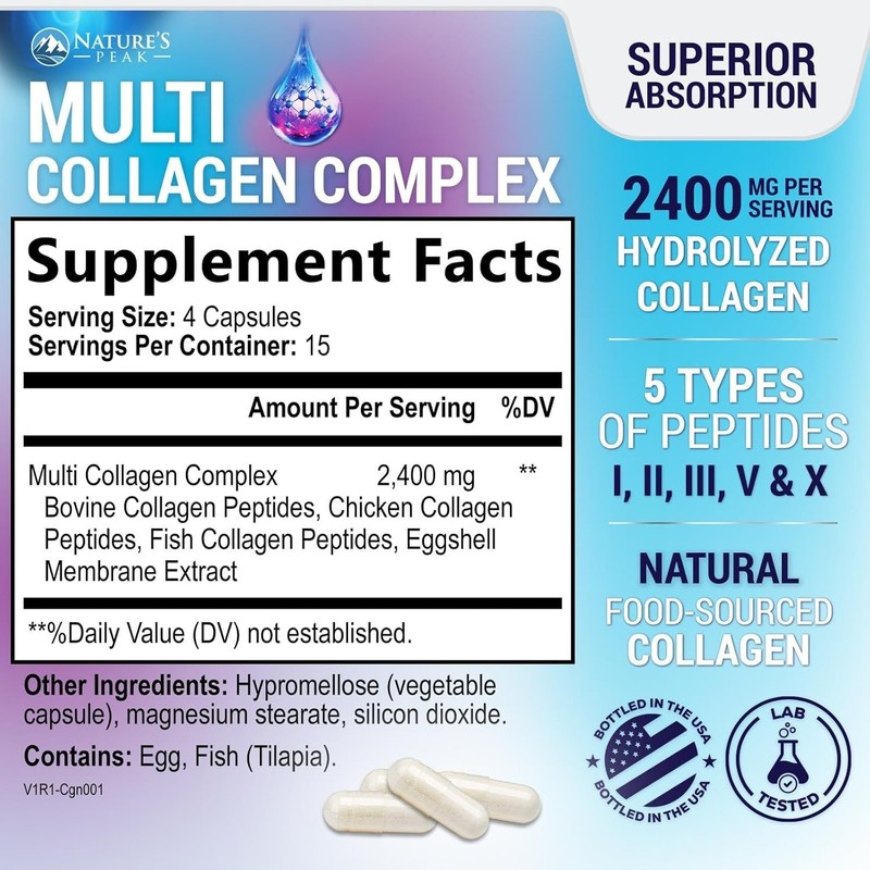 Pastillas De Colageno Hidrolizado Capsulas Mejores Colágeno Con Multi Vitamina C gallery