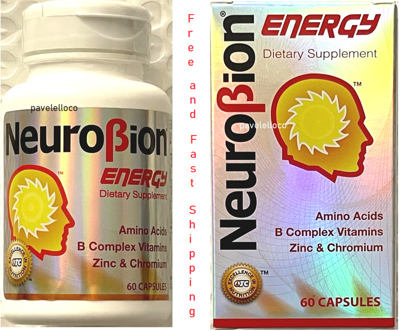 NeuroBion Energy Multivitamin B1 B2 B6 B12, Zinc & Chromium 60 CAPSULES