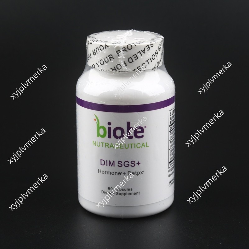 60 Capsules Biote Nutraceuticals DIM SGS+ Hormone & Cleansing Support Exp-2028