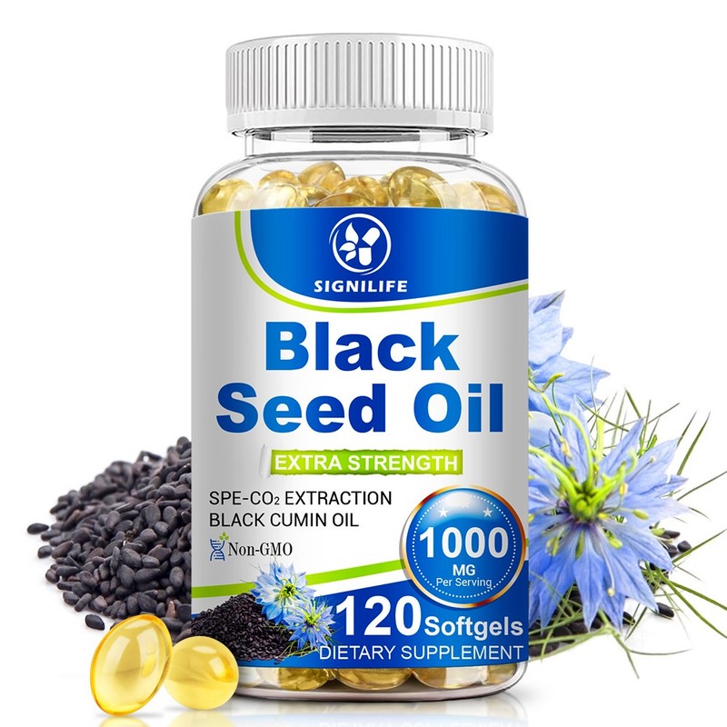 Black Seed Oil 100% Pure Cold Pressed Nigella Sativa 120 Softgels Vegan Non-GMO gallery