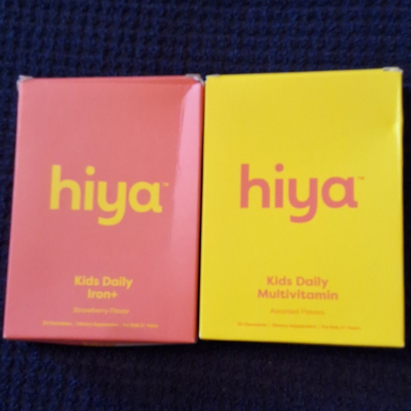 hiya Kids Daily Iron+ Multivitamin Chewable 30ct Strawberry & Assorted Flavors