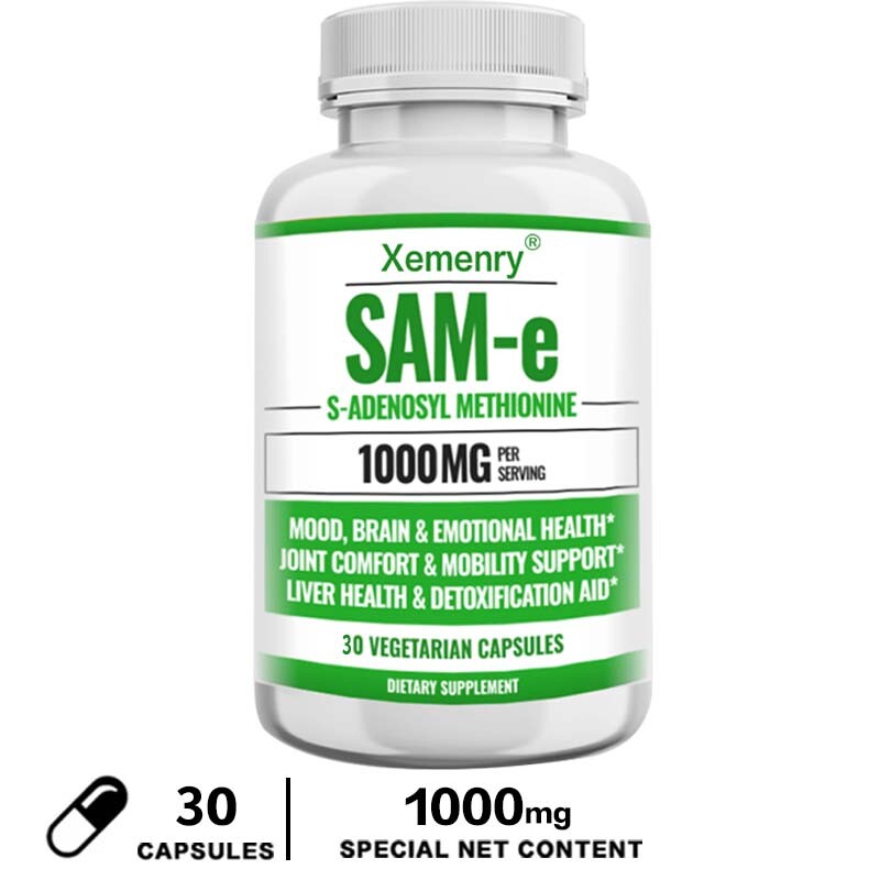 SAM-E Capsules 1000mg – Nervous System Joint Support, Bone Health Mood Support