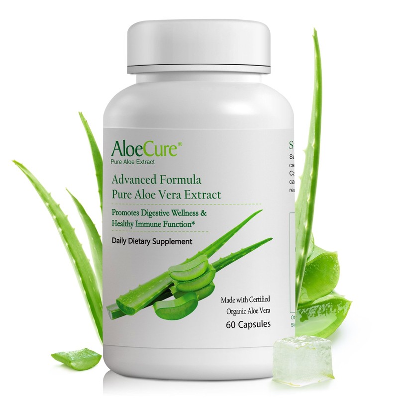 AloeCure Advanced Formula – Twice a Day Aloe Vera Capsule 60 capsules