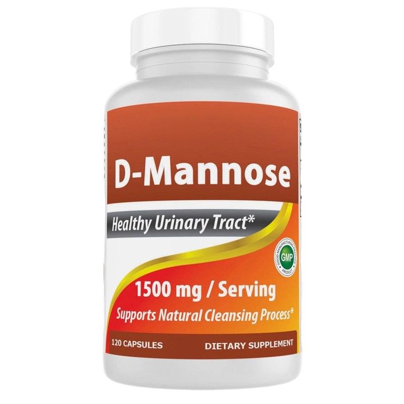Best Naturals D-Mannose 1500 Mg 120 Capsules