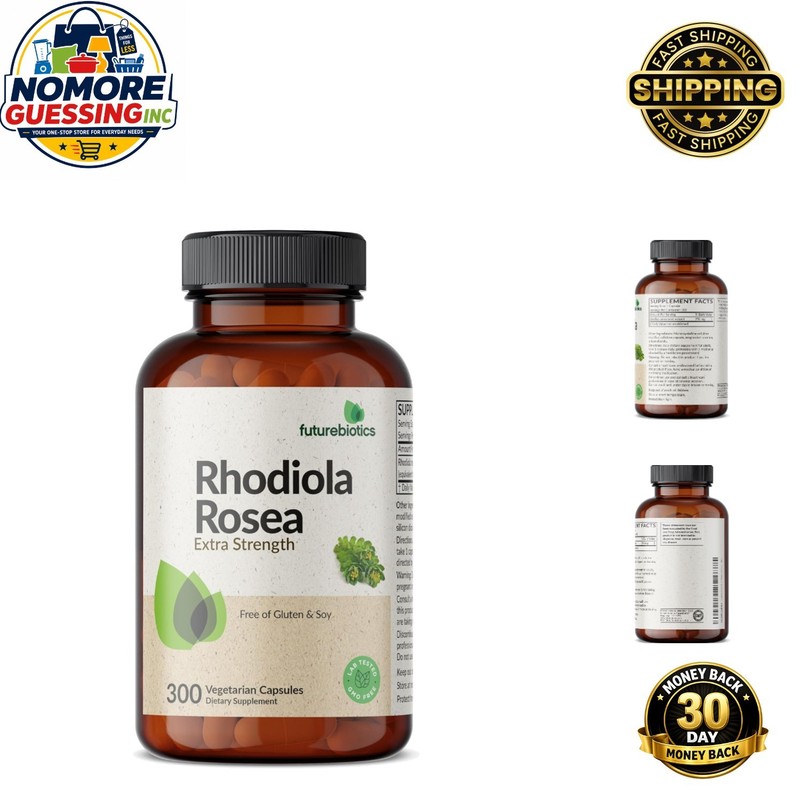 Rhodiola Rosea 1000 MG – 300 Capsules for Energy & Brain Health