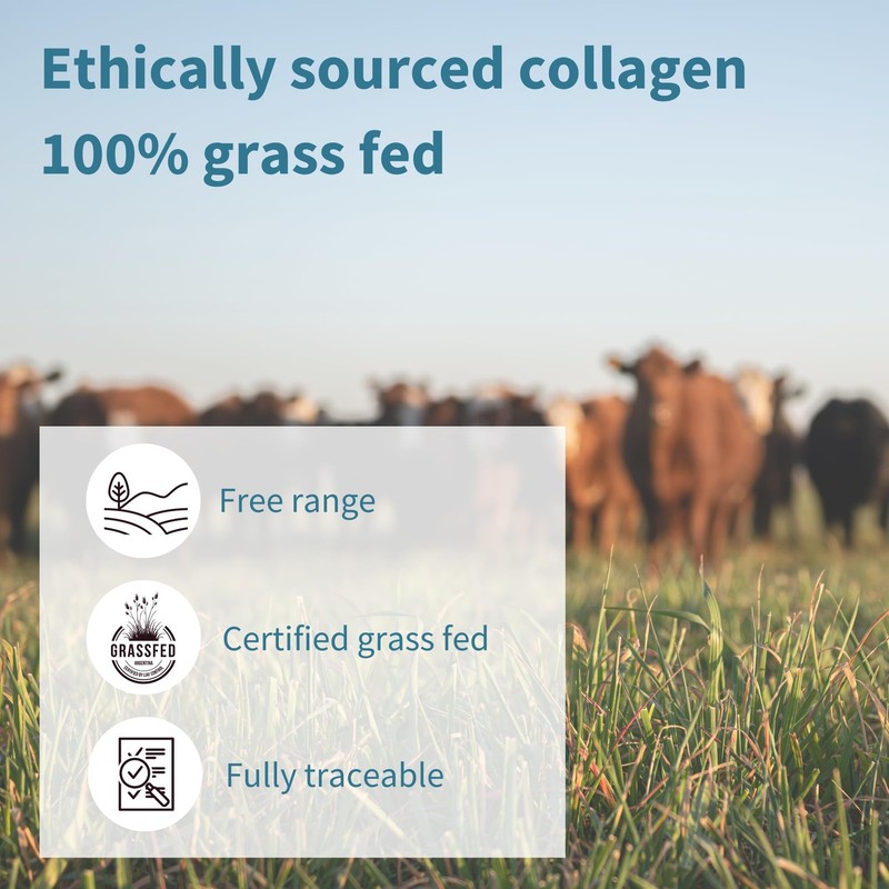 Igennus Free Range Grass Fed Hydrolyzed Bovine Collagen Peptides, Neutral Tas... gallery