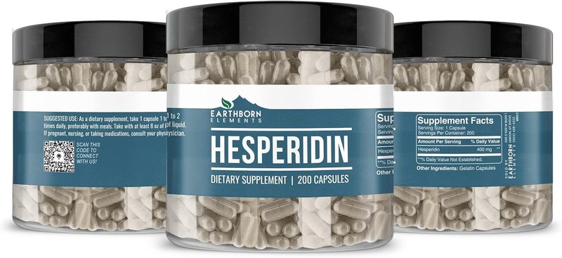 Hesperidin Capsules 200 Count - Vegetarian & Flavorful Citrus Boost gallery