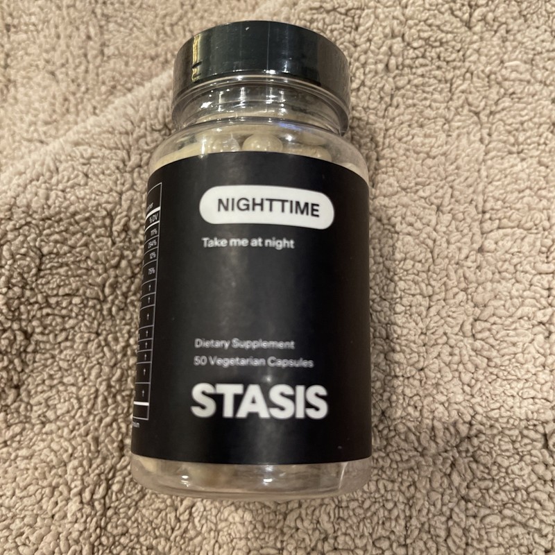 Stasis Nighttime Supplement Sleep Brain Stimulant NEW & SEALED! Exp: 09/2027