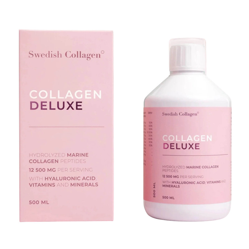 Swedish Nutra Deluxe Premium Liquid Marine Collagen 12,500 mg - 500ml x 3 gallery