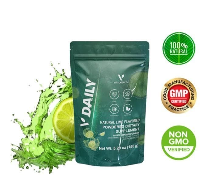 VitalHealth V-Daily Multi-Vitamin Powder Complete Nutrition Supplement gallery