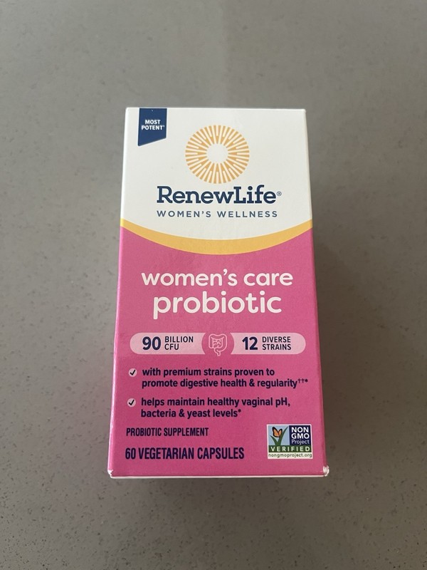 Renew Life Women’s Care Probiotic 90 Billion CFU 60 Capsules New And Sealed 2027