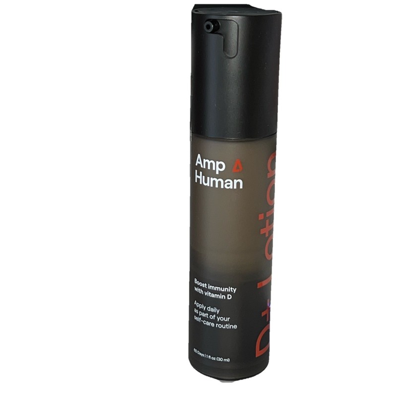 AMP HUMAN D+ LOTION 1 Fl Oz Boost Immunity Health Benefits Bones Daily Use New