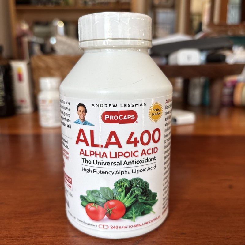 Andrew Lessman Ala 400 Alpha Lipoic Acid 240 Capsules