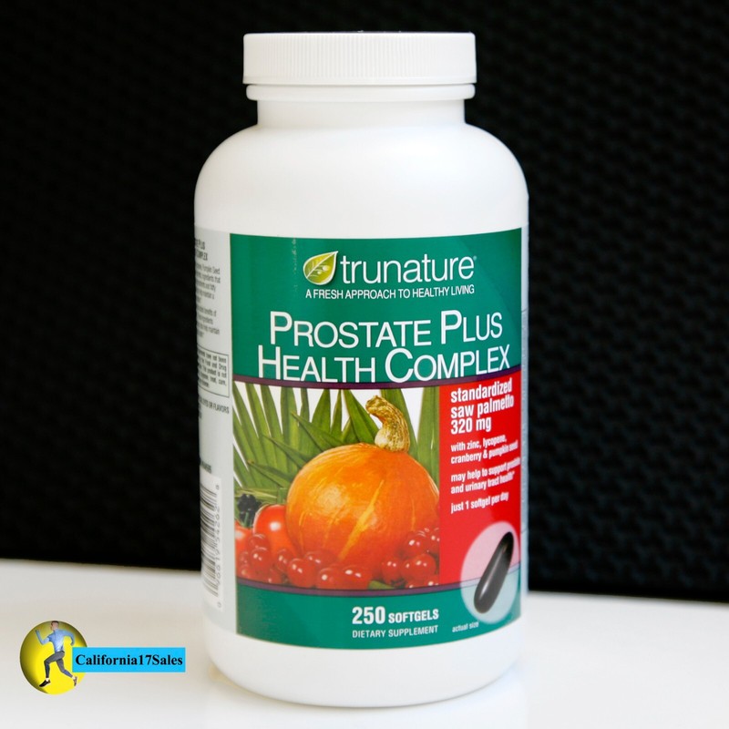 trunature PROSTATE PLUS HEALTH COMPLEX Large Bottle 250 Softgels