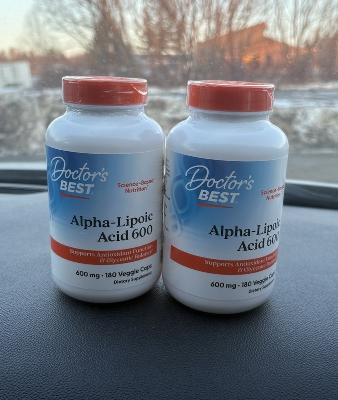 2X Doctor’s Best, Best Alpha Lipoic Acid 600 mg 180 (360) Veggie Capsules 10/26