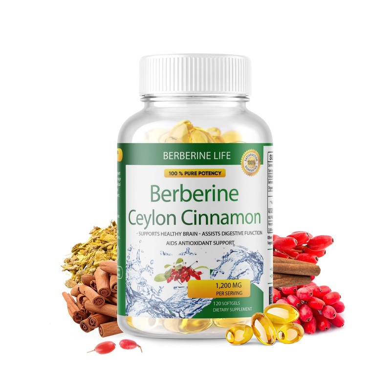 3 Packs Berberine 1200mg High Abosorption 360 Blood Sugar Immune 6 Months Supply gallery