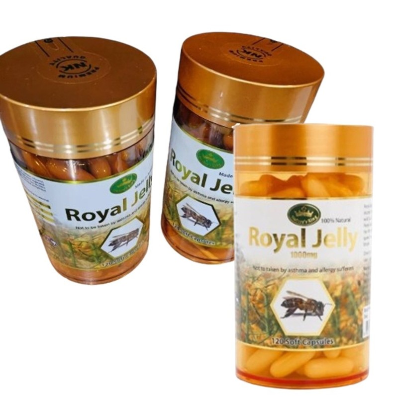 3X Nature's King-Royal Jelly 1000mg Wellness Health Skin Care Best Natural 120 S gallery
