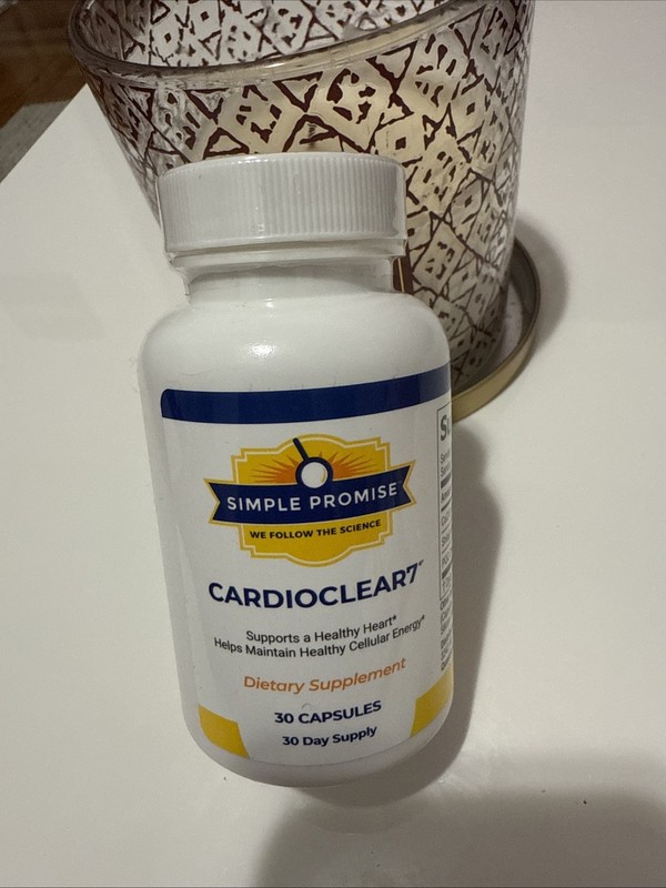 Cardio Clear 7 - 30 Capsules New/Sealed Exp 9/2026 Free Shipping!