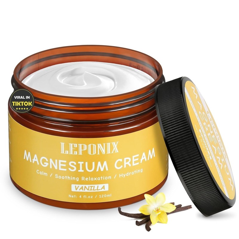 Magnesium Cream for Sleep & Muscle Recovery – Soothing Topical Magnesium Lotion