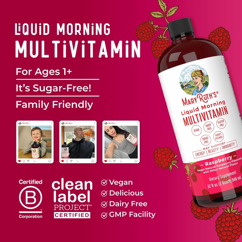 Liquid Multivitamin for Women, Men & Kids | Vitamin A C D E B6 B12 Biotin Zin... gallery