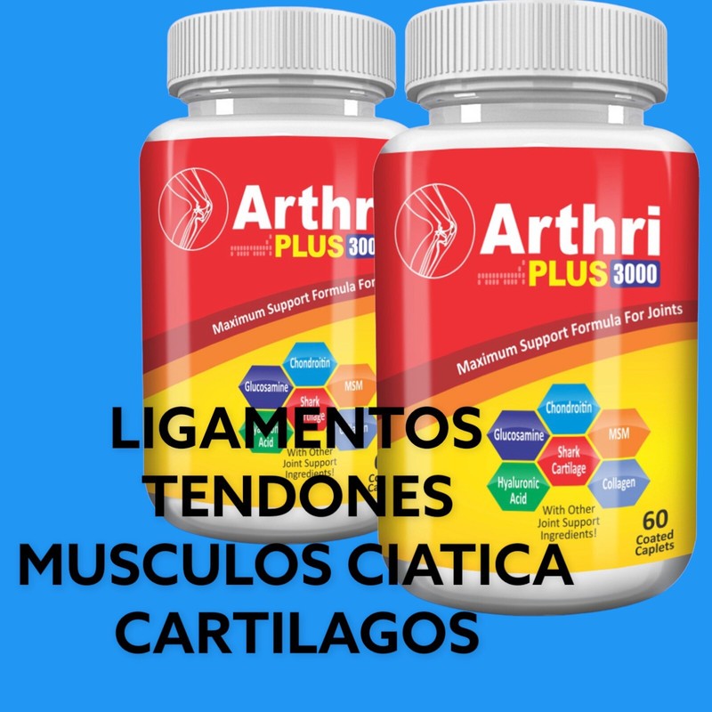 ARTRIPLUS 2 Botellas Ligamentos Tendones Ciatica Defense 100% Natural USA