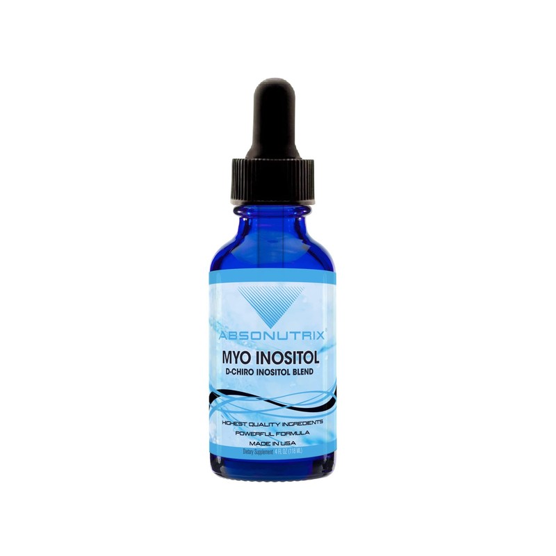 Absonutrix Myo Inositol & DChiro Inositol Blend 590 mg, 4 Fl Oz Drops, 200 Po…