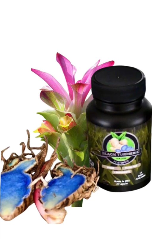 Black Turmeric Capsules 5 Times Curcumin Pain Relief