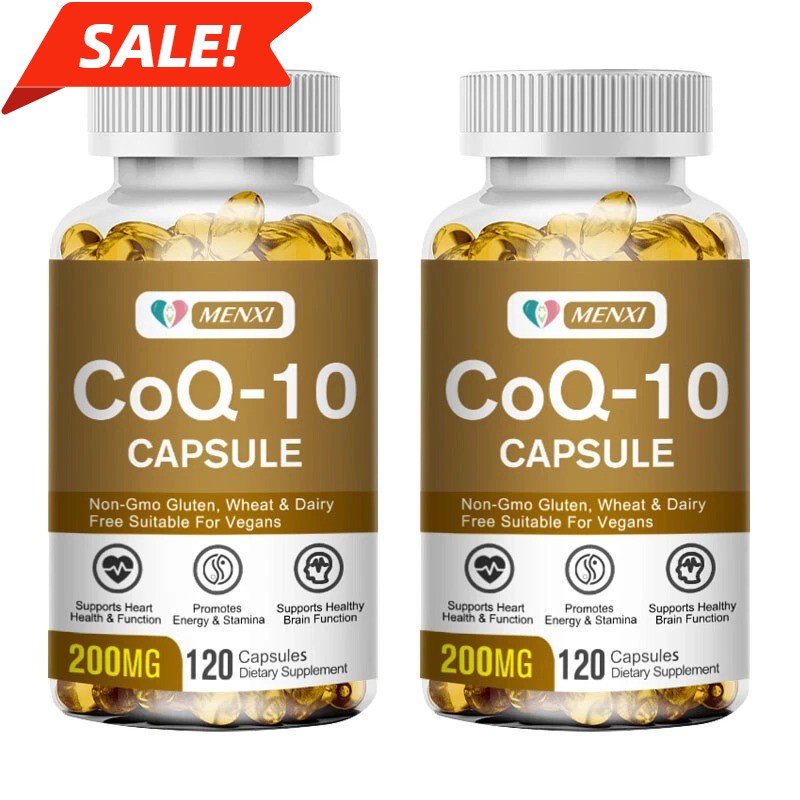 COQ 10 Coenzyme Q-10 200mg 240 Softgel Capsules Cardiovascular Health Support