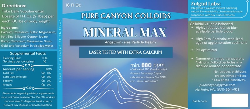 Mineral Max 16 Oz. 880 PPM Laser Tested With Extra Calcium FREE SHIPPING gallery