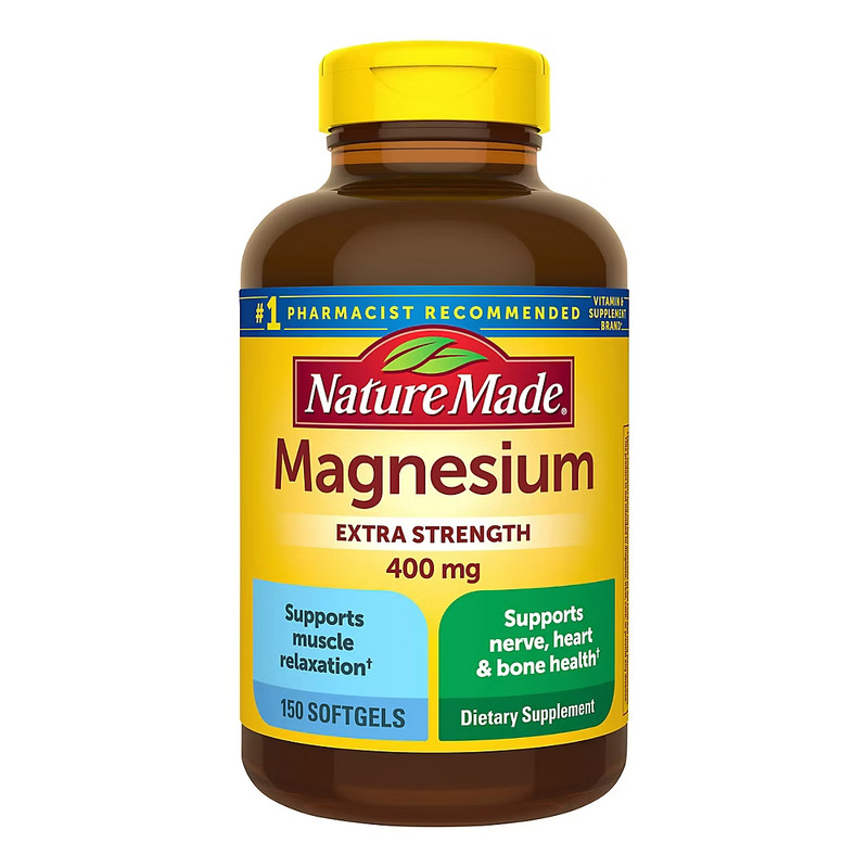 Nature Made Extra Strength Magnesium Oxide 400mg Softgels, 150 ct.