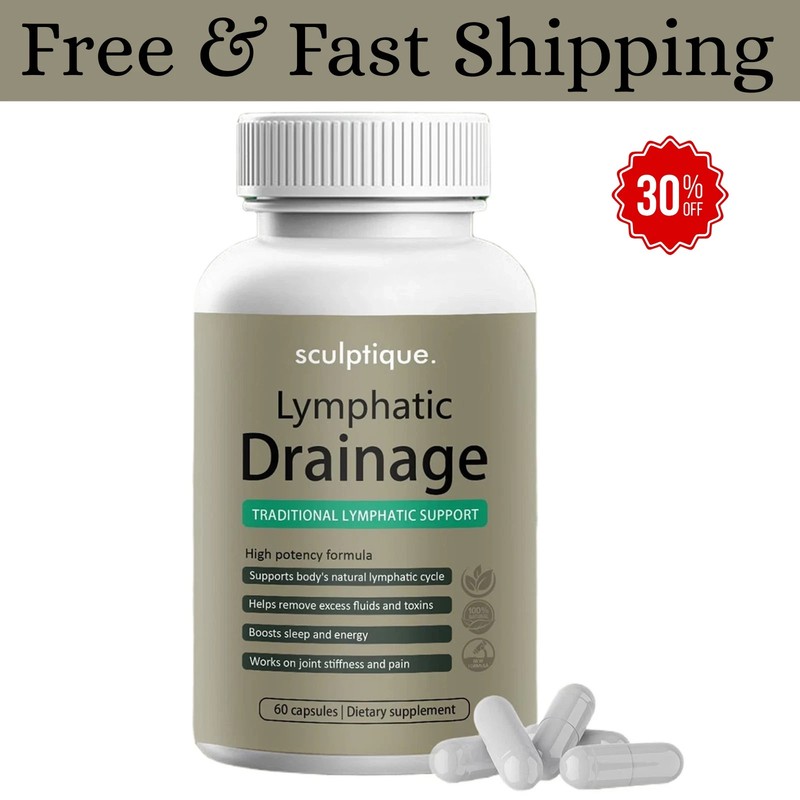 Sculptique Lymphatic Drainage Capsules- Supports Cellulite Reduction, 60 Capsule