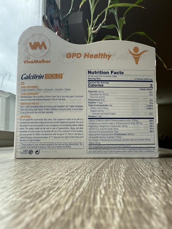 Soy Sano Calcitrin Gold Dietary Supplement, Mobility Reinforcement, 60 Tablets gallery
