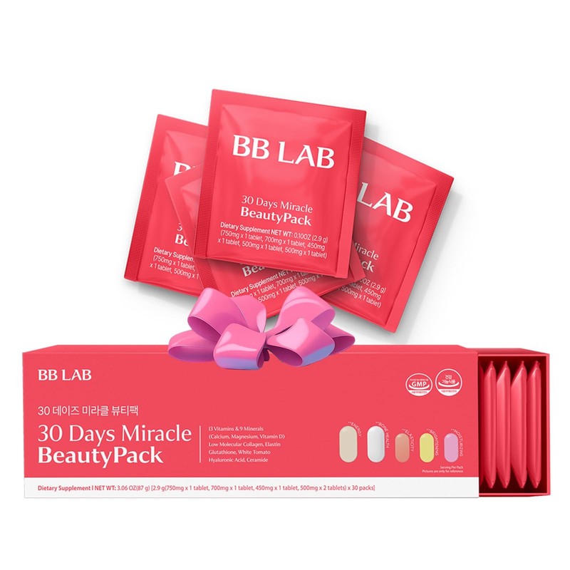 BB LAB 30 Days Miracle Beauty All-in-one Pack, Low Molecular Collagen, Elasti…