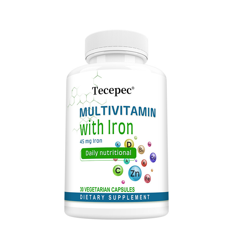45mg Iron Multivitamin | Vegan Capsule | Immune Support