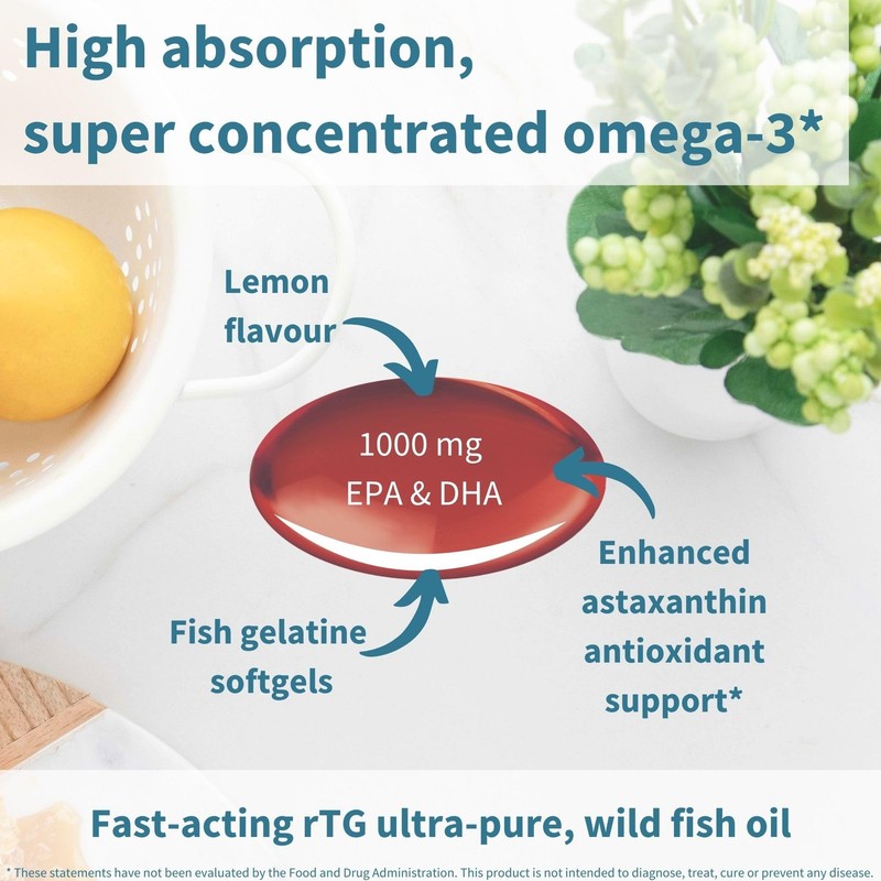 Igennus Ultra Pure Omega 3 Triglyceride rTG Wild 180 Count (Pack of 1), Brown gallery