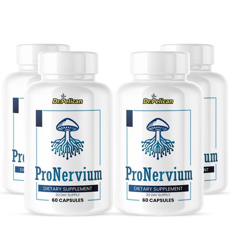 ProNervium- Nerve Support- 4 Bottles- 240 Capsules