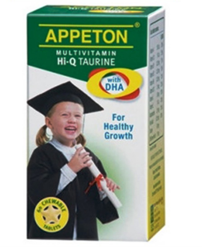6 Boxes X APPETON Multivitamin Hi-Q Taurine with DHA 60’s