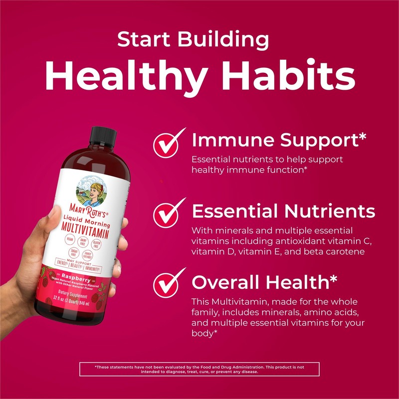 Liquid Multivitamin for Women, Men & Kids | Vitamin A C D E B6 B12 Biotin Zin... gallery