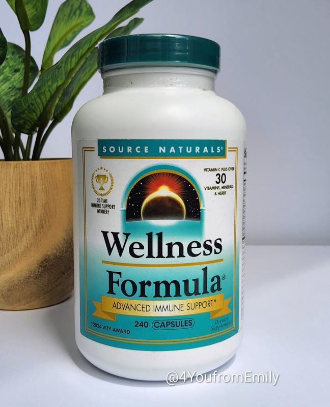 240 Capsules – Source Naturals Wellness Formula Advanced Immune Support SEALED