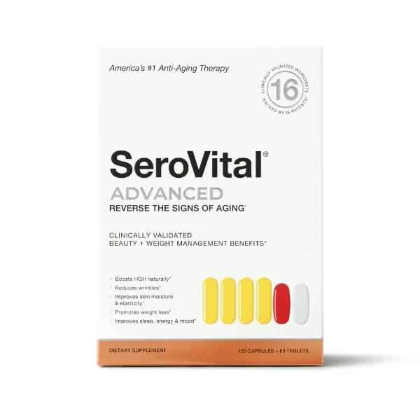 SeroVital Advanced Dietary Supplement 60 Tablets + 120 Capsules gallery