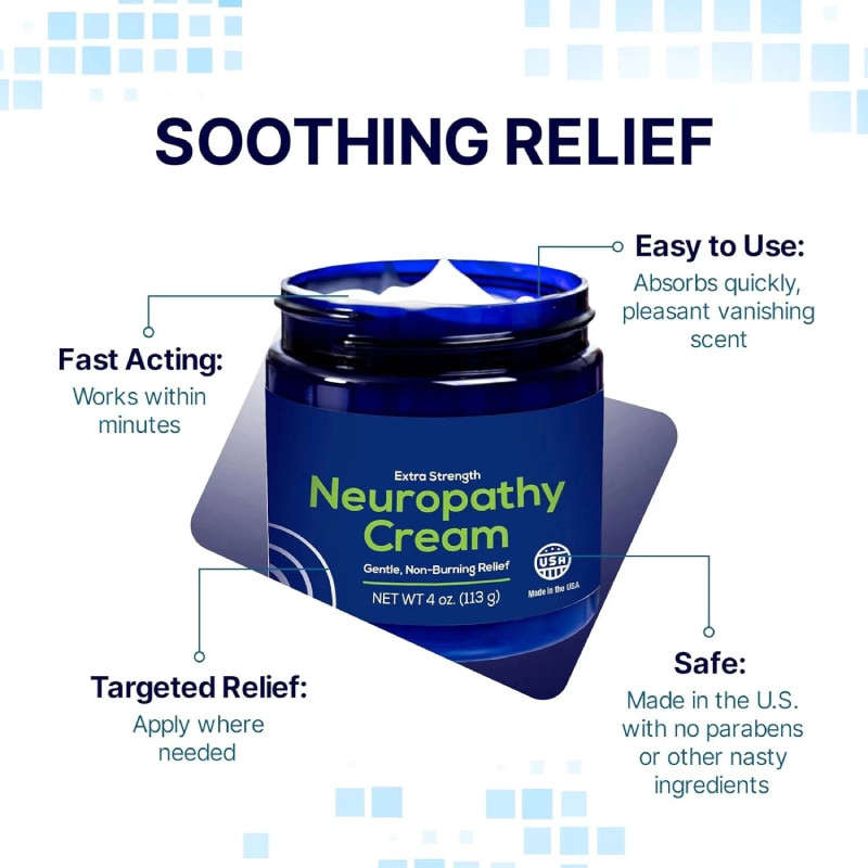 Basic Vigor Migrastil Neuropathy Relief Cream Strength for Feet Legs Hands gallery