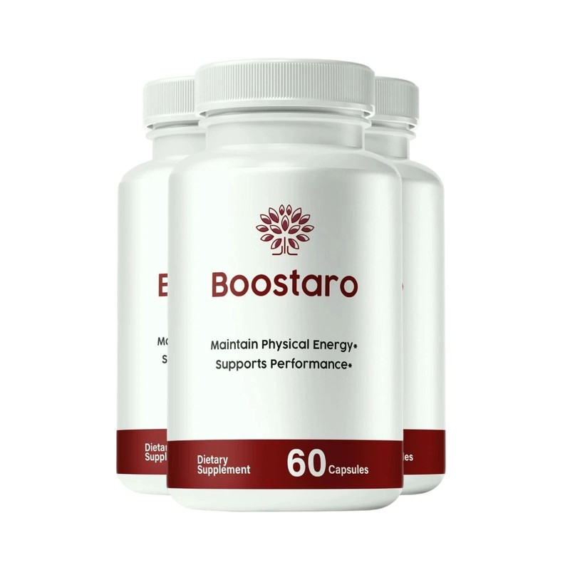 Boostaro Capsules, Boostaro Male Pills, Boostaro Supplement 60ct | Pack of 3