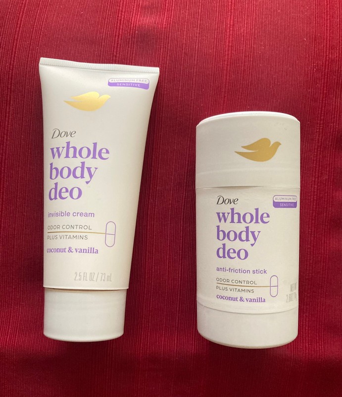 2x Dove Whole Body Deodorant Coconut&Vanilla: Invisible Cream + Anti-Frctn Stick gallery