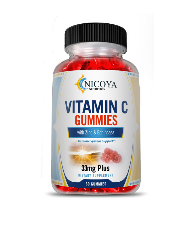 Vitamin C Immune Gummies w/ Zinc, & Echinacea, Immunity Booster, Heart Function gallery