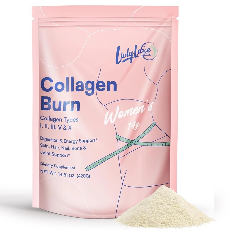 Colageno En Polvo De 14.81 Oz Con Proteina Para Perder Peso Rapido Mujer 420g