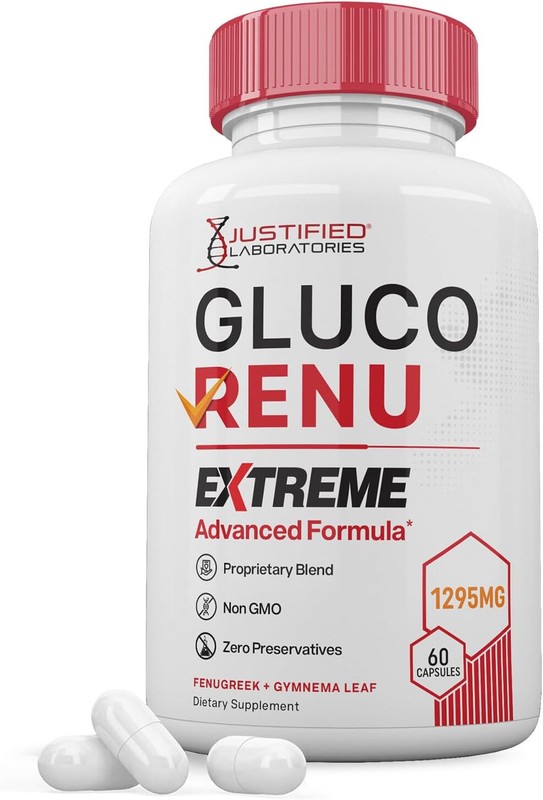 Gluco Renu Extreme ~ 1295MG ~ Blood Support ~ Glyco Optimizer Pills