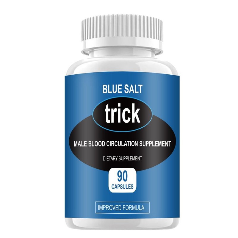 Blue Salt Trick Men’s Blood Circulation Supplement, 90 Capsules, 2025 Formula